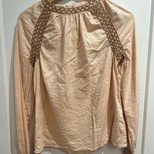 Faherty Arles Blouse - Blush - XS